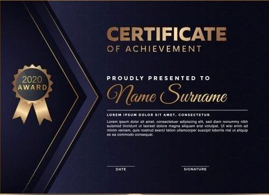 CERTIFICATE DESIGN