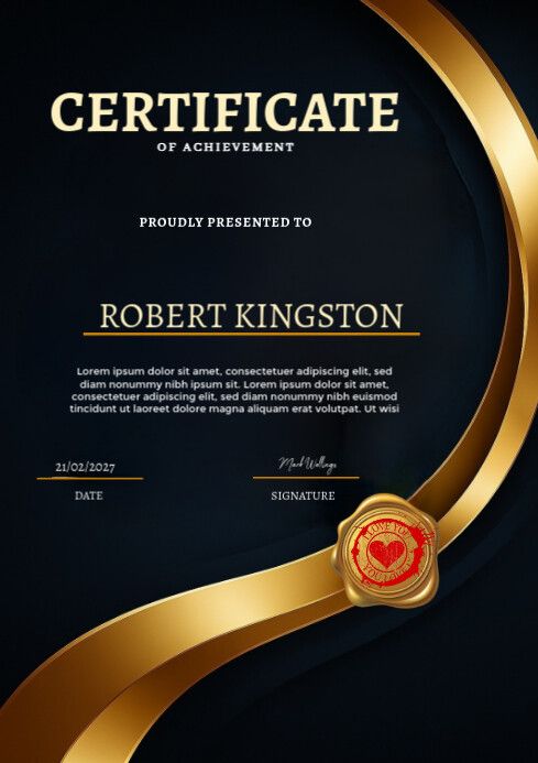 CERTIFICATE DESIGN - Image 6