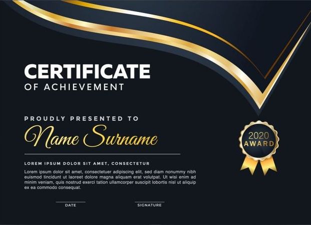 CERTIFICATE DESIGN - Image 2